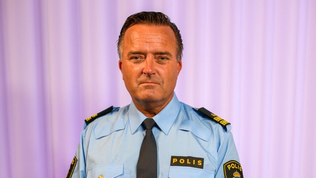 Porträtt av Jan Olsson, polis